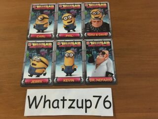 Dave And Busters Despicable Me Minions Jelly Lab Coin Pusher Game Cards