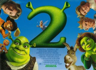 Shrek Movie Poster - Mike Myers,  Cameron Diaz - 12 X 16 Inches - Shrek 2