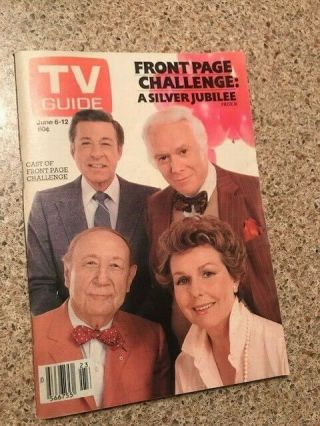 Tv Guide Canada 1981 Front Page Challenge Kim Fields Lionel Stander Hart To Hart