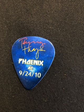 Kiss Hottest Earth Tour Guitar Pick Tommy Thayer Signed Phoenix Arizona 9/24/10