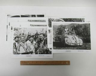 (6) Vintage 1977 (8x10) Movie Media Photos Disney Herbie Goes Monte Carlo Wz7596