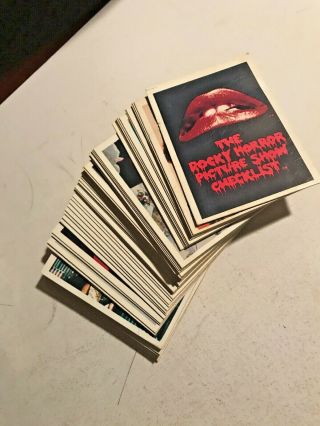 Vintage 1975 Rocky Horror Picture Show Trading Cards – Full Set Of 60