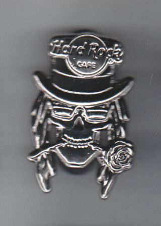 Hard Rock Cafe Pin: Online 3d Silver Skull 1 Le100