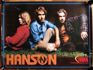 Hanson (tower Records) Rare Promo Poster