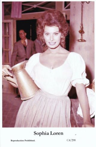 Sophia Loren - Hollywood Movie Star/actress Glamour Modern 2000 Postcard