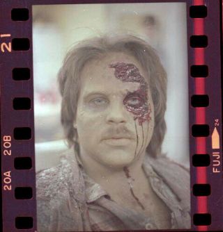 Ha10x Vintage Day Of The Dead George Romero Movie Film Makeup Art Negative Photo