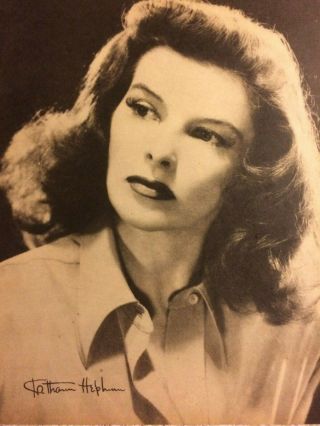 Katharine Hepburn,  Peggy Ann Garner,  Double Full Page Vintage Pinup