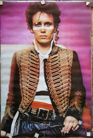 Adam Ant 1983 Poster Approx 24.  5 " X34 " /