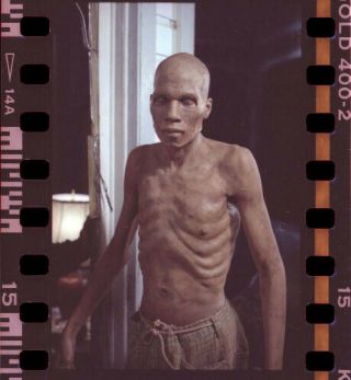 Ta21q Vintage Night Of The Living Dead Horror Movie Zombie Alien Negative Photo