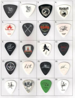 (Number 14 of 20 Only) Rare And Collectable Lamb Of God Guitar pick / plectrum 2
