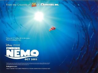 Finding Nemo Movie Poster - Disney,  Pixar - 12 X 16 Inches