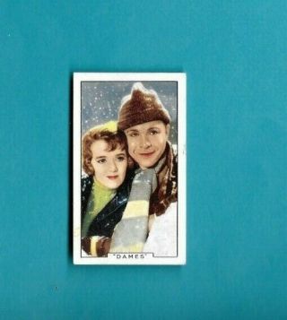 Dames - - Dick Powell & Ruby Keeler 1936 Gallaher Famous Film Scenes