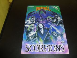 Scorpions Rock N Roll Revolutionary Comic Book 44 Vf 1st Print 1992
