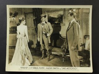 Errol Flynn & Alexis Smith 1945 San Antonio Movie Still Photo