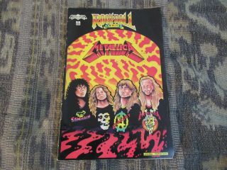 Metallica Comic Book Rock N Roll Comics 2 Aug 1989 Revolutionary Comics Metal