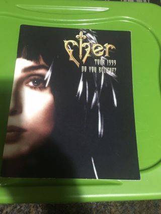 Cher 1999 Do You Believe? Concert Program Tour Book