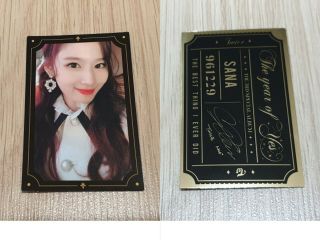 Twice 3rd Special Album The Year Of Yes Sana A Official Photo Card