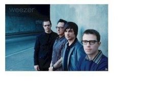 Weezer Blue Wall 24x36 Music Poster Rivers Cuomo Wilson Bell Shriner