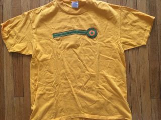 Rare Vintage Ben Harper Burn To Shine American Winter Tour 2000 Yellow Shirt Xl