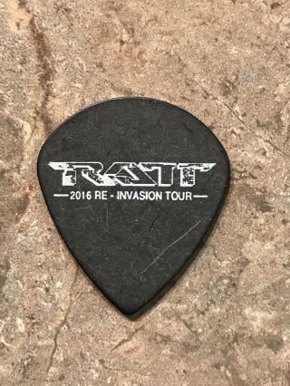 Ratt “michael Ellis” 2016 Re - Invasion Tour Guitar Pick
