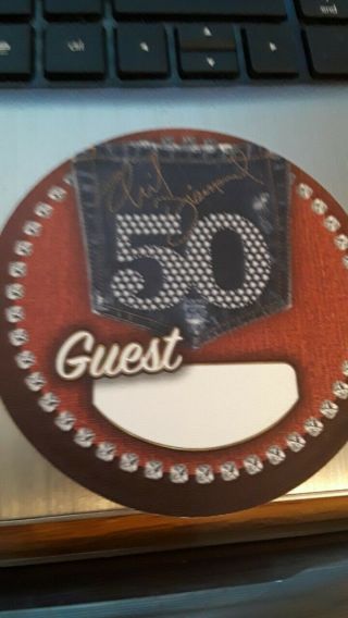 Neil Diamond 50th Guest Satin Pass