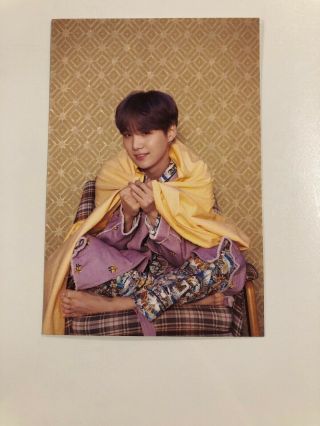 Suga Official Postcard Photocard Bts Map Of The Soul Persona Mini Poster