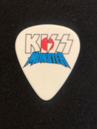 Kiss Monster Tour Guitar Pick Tommy Thayer Signed Japan 2013 Spaceman Blue Rare