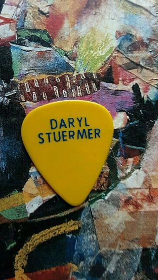Genesis Daryl Stuermer Yellow Guitar Pick