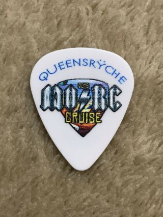 Queensryche “michael Wilton” 2019 Monsters Of Rock Cruise Guitar Pick - Rare