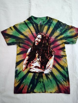 Bob Marley - - - - Tie Dye T Shirt - - Size Small - - Zion Rootswear