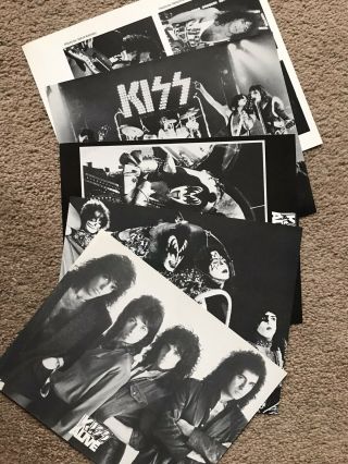 1988 Kiss Alive Fan Club Photo Set.