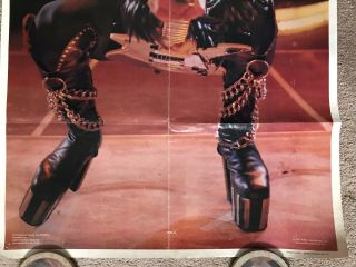 1977 KISS PAUL STANLEY ALIVE II ORDER FORM POSTER - AUCOIN 3