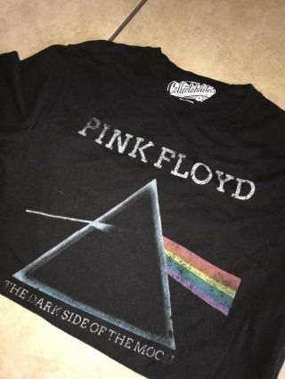Mens Pink Floyd T - Shirt Vintage Distressedthe Dark Side Of The Moon Size Medium