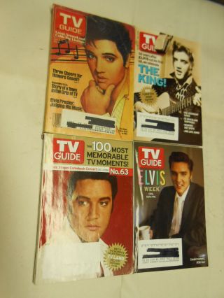 Tv Guide Elvis Presley Issues Four Issues