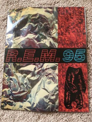 Rem Tourbook Program Monster Tour 1995 R.  E.  M.