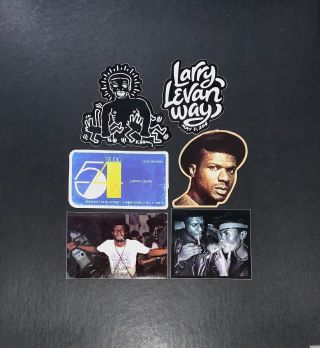 Larry Levan & Grace Jones Stickers - Vinyl Decal Stickers - Disco