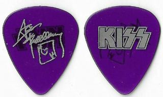 Kiss Silver Foil/see Thru Purple Tour Guitar Pick