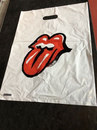 The Rolling Stones Plastic Merchandise Bag No Filter Tour