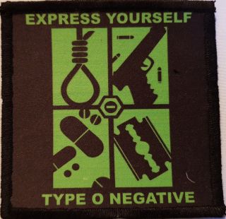 Type O Negative - Express Yourself - Printed Patch -
