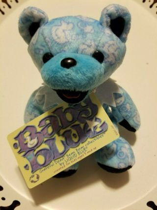 Grateful Dead Bear Plush Baby Blue