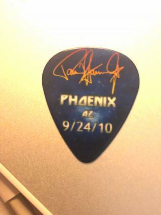 KISS Hottest Earth Tour Guitar Pick Paul Stanley Signed Connecticut 8/19/10 Wow 4