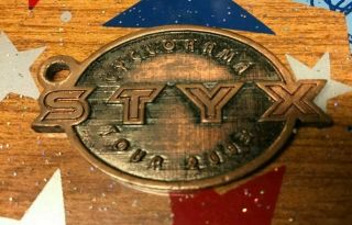 Styx Cyclorama Tour 2003 2 " Copper Pendant / Keychain