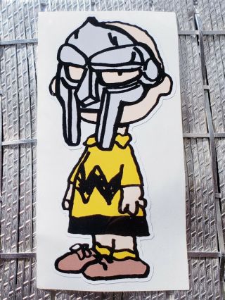 Mf Doom Charlie Brown Sticker