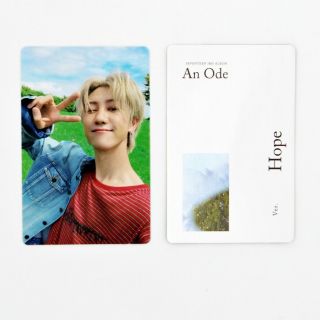 [seventeen]an Ode 독:fear Official Photocard/hope Ver.  B - 2.  The 8
