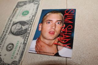 Eminem Slim Shady 8 - Mile Dr Dre Aftermath Choke Hip Hop 3x4in.  Rare Rap Sticker