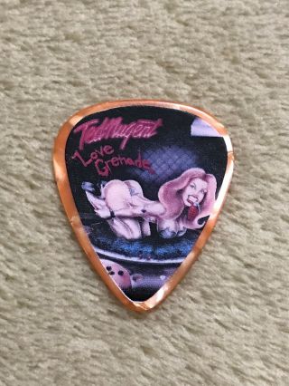 Ted Nugent 2007 Love Grenade Tour Guitar Pick