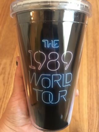 Taylor Swift 1989 World Tour Plastic Tumbler Cup No Straw