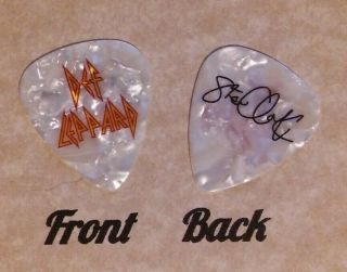 Def Leppard Band Logo Steve Clark Signature Guitar Pick - (w)