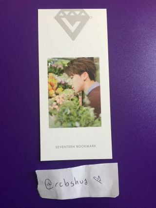 Seventeen The8 / Minghao Love & Letter Bookmark Official Photocard