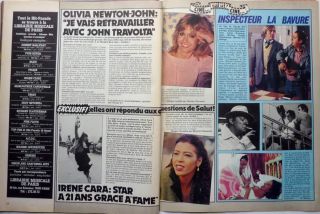 Olivia Newton - John & Irene Cara = 2 Pages 1980 French Clipping